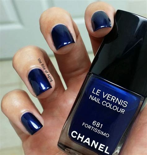 chanel blue polish|Chanel nail polish navy blue.